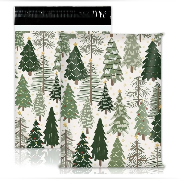 None Other - Christmas Tree 20 forest tree poly mailers 10 x 13
